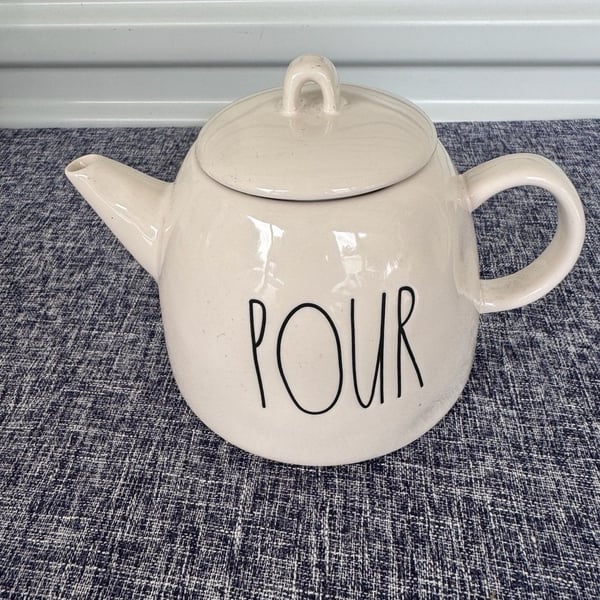 Rae Dunn Pour Teapot Ceramic