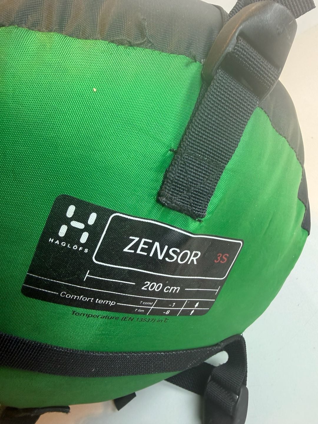 Haglöfs Zensor 3S Sleeping Bag 200 Cm Green 1