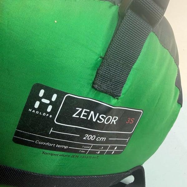 Haglöfs Zensor 3S Sleeping Bag 200 Cm Green