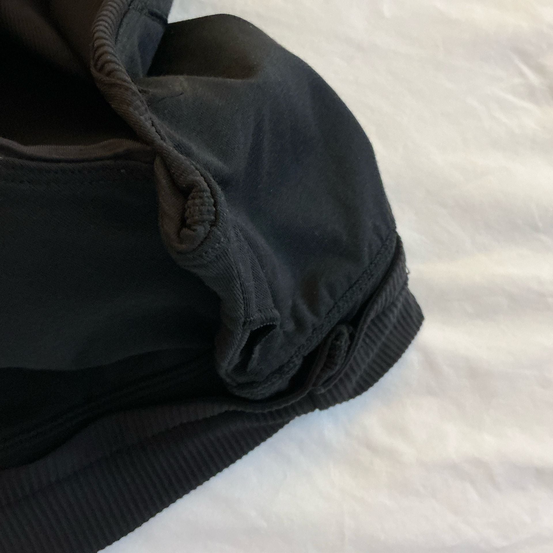 Lululemon Ribbed Crop Tank Top Black Size XS 10
