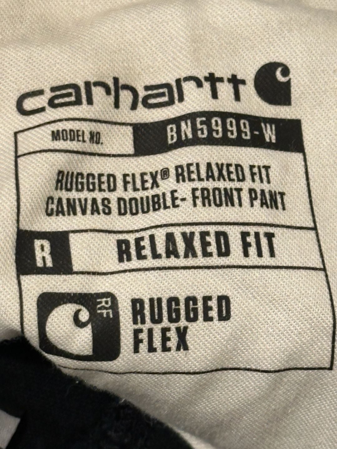 Carhartt Relaxed Fit Moss Canvas Work Pants Size 8 Black 10