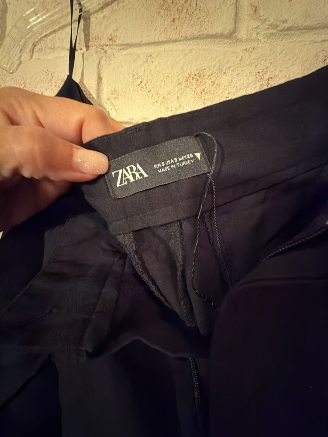 Zara Pleated Shorts Size S Black 3