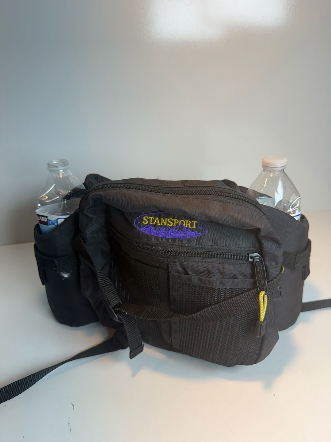 Stansport Black 2-Bottle Hiking Waist Pack 2