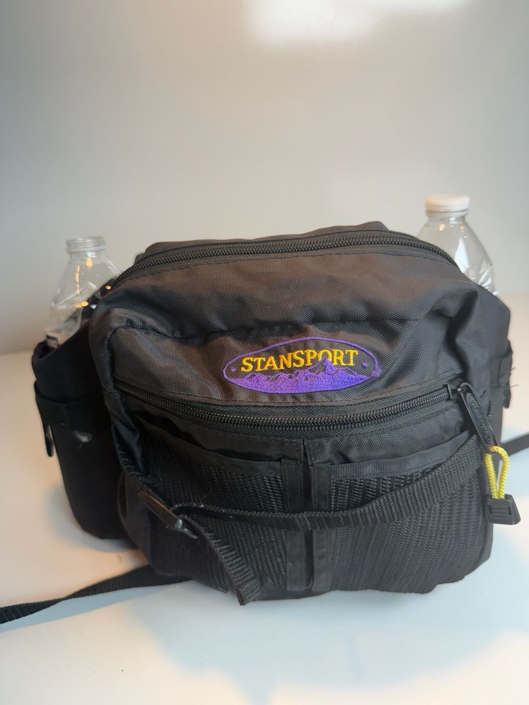 Stansport Black 2-Bottle Hiking Waist Pack 3