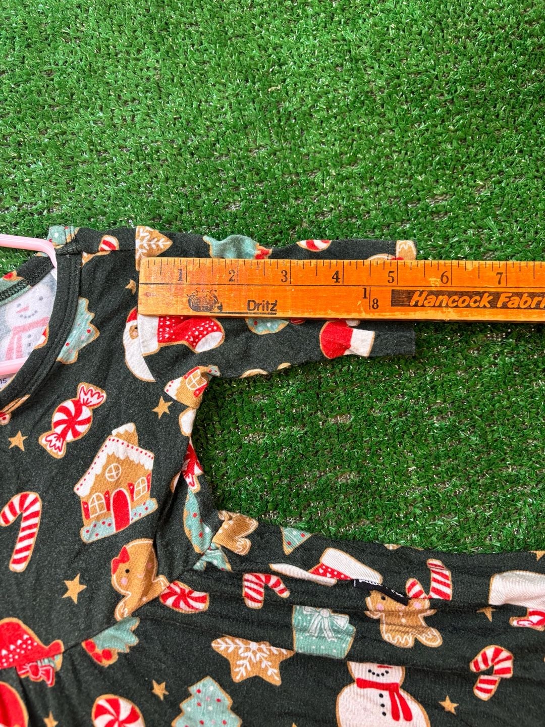 Millie + Roo Christmas Twirl Dress Size 12-24 Months Gingerbread Holiday 9