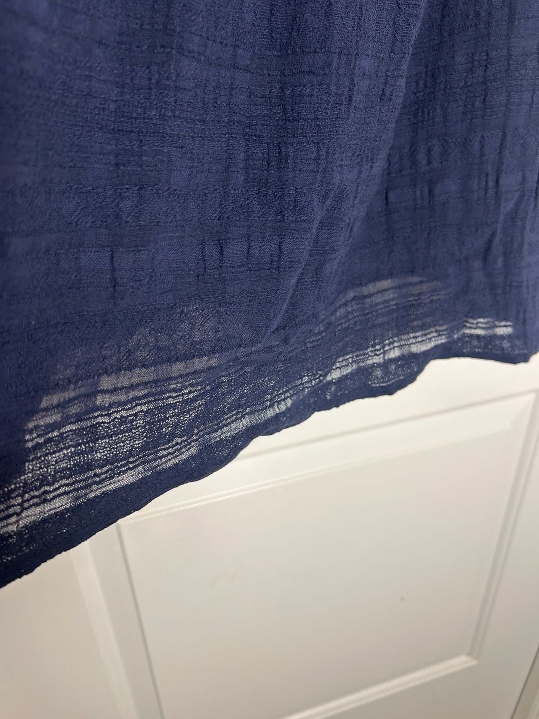 Max Studio Sleeveless Lace Top Size M Navy Blue 8