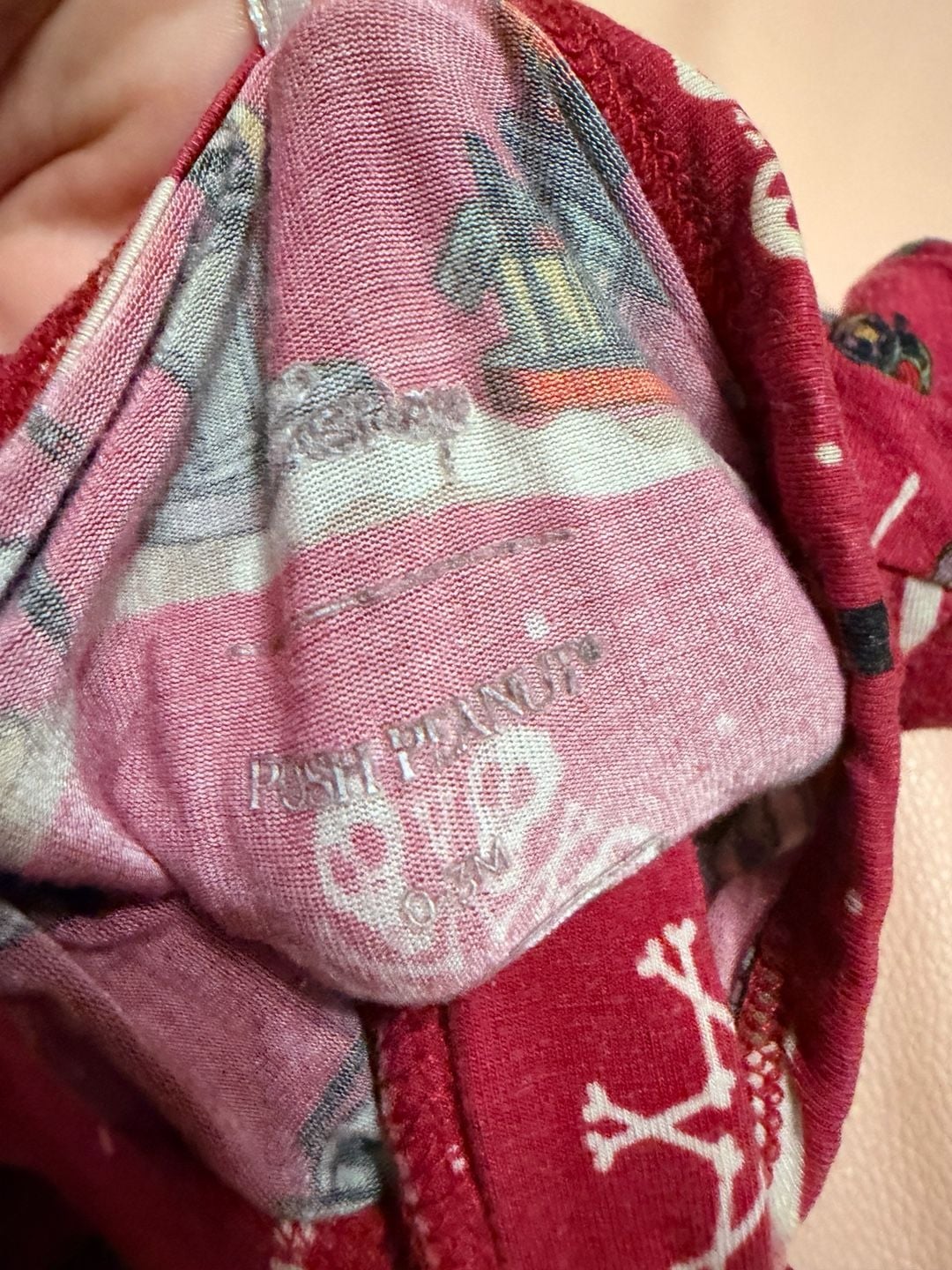 Posh Peanut Nightmare Before Christmas Footie Pajamas Size 0-3M Red 2