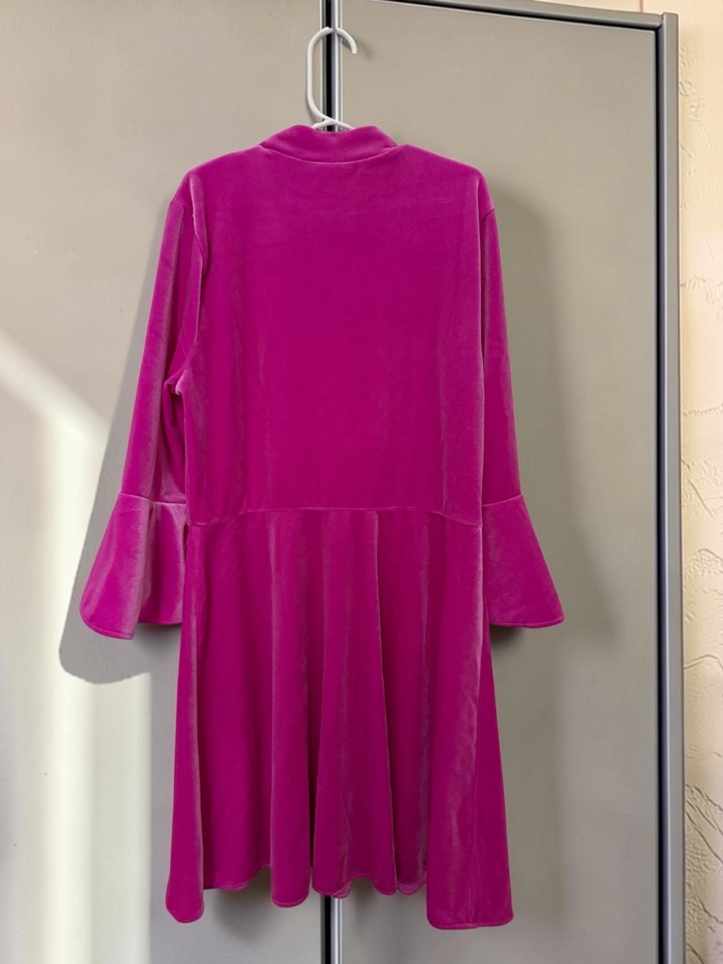 Lilly Pulitzer Girls Jalene Dress Size 16 Elderberry Velvet Ruffle Sleeve NWT! 4