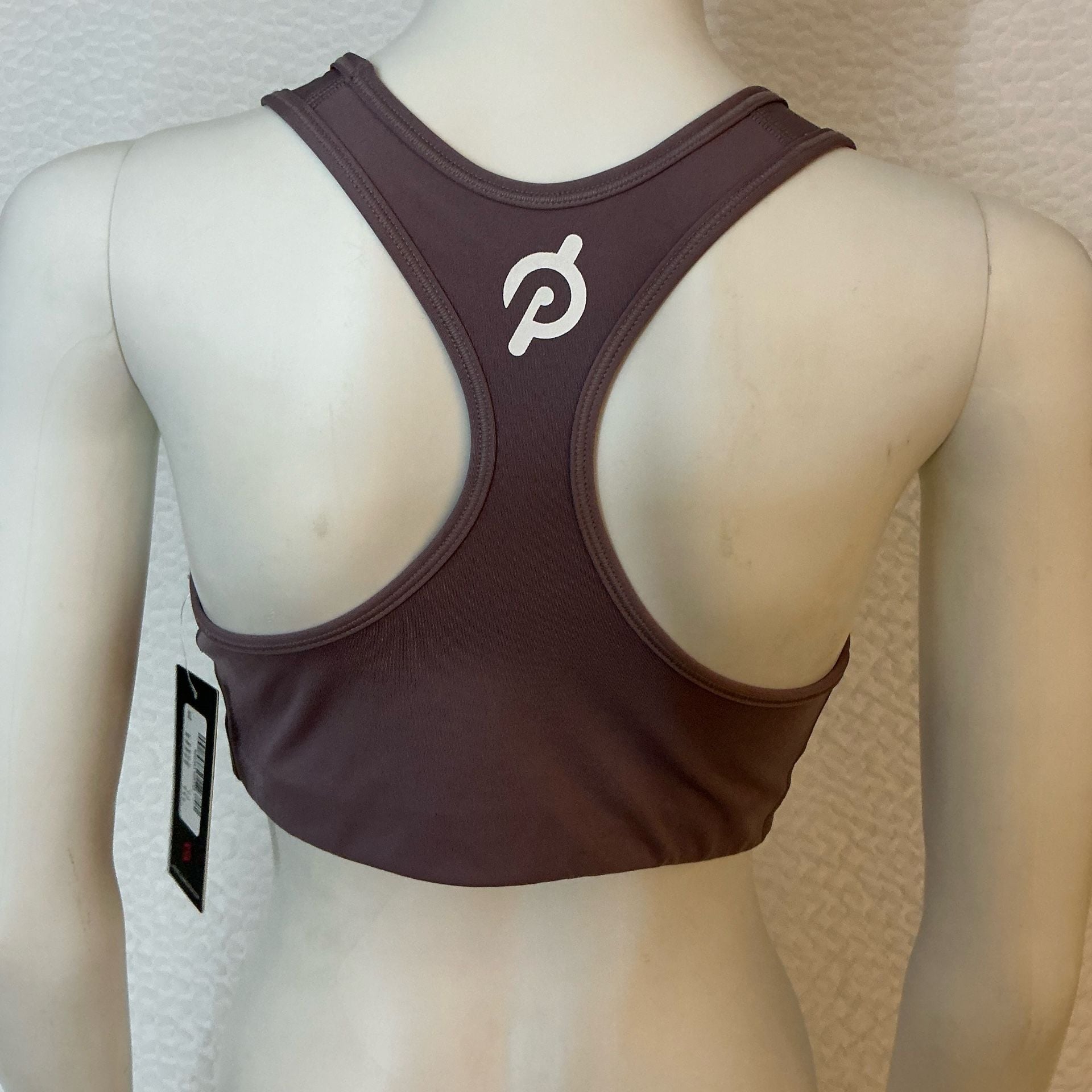 Nike Peloton Sports Bra Size XL Purple Dri-Fit Racerback Cropped Top 5