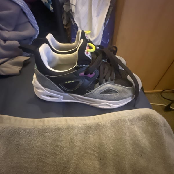 Puma TRC Blaze Chance Black White Sneakers Size 5C