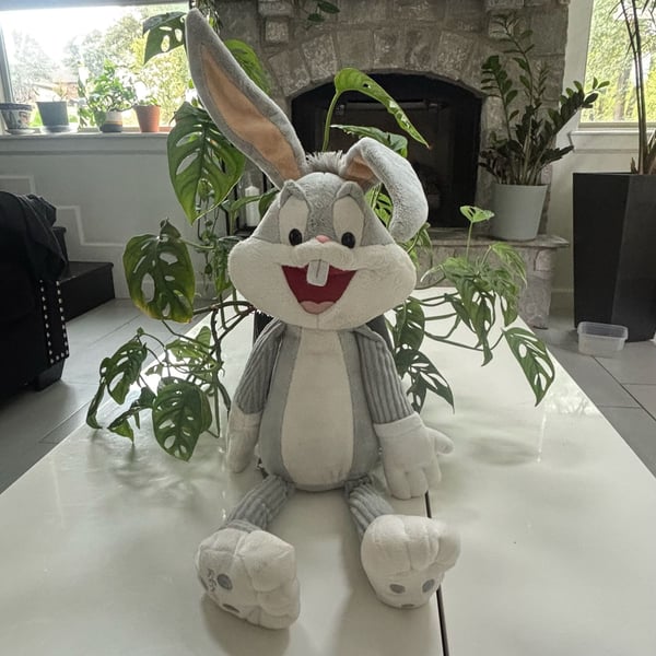 Scentsy 24” Looney Tunes Bugs Bunny Buddy Plush Stuffed Animal