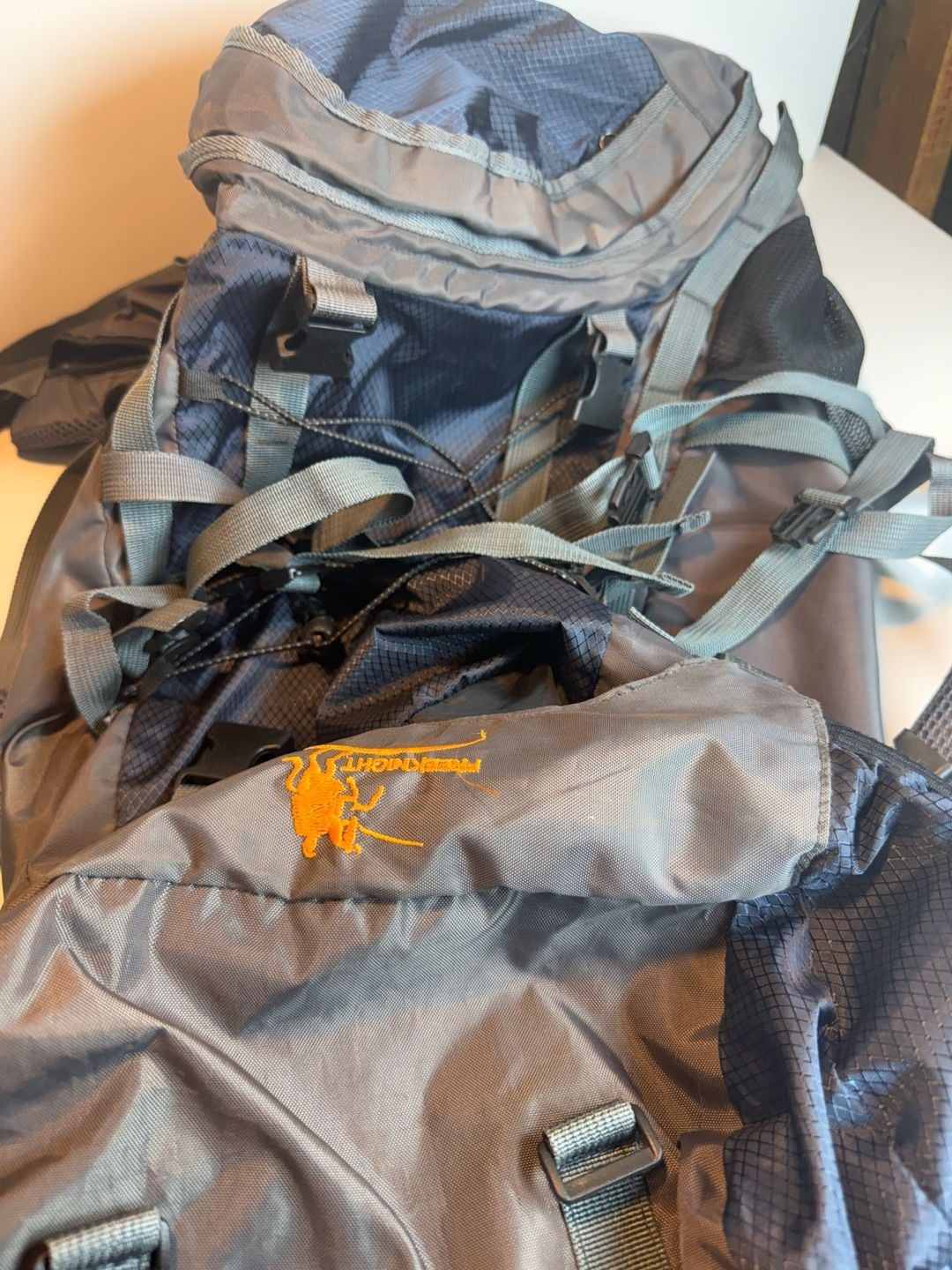 Freeknight Hiking Backpack Gray Camping Rucksack 9