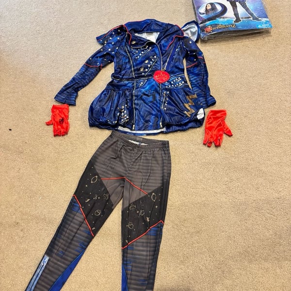 Disney Descendants 2 Evie Deluxe Halloween Costume – Girls Small – 4 Piece