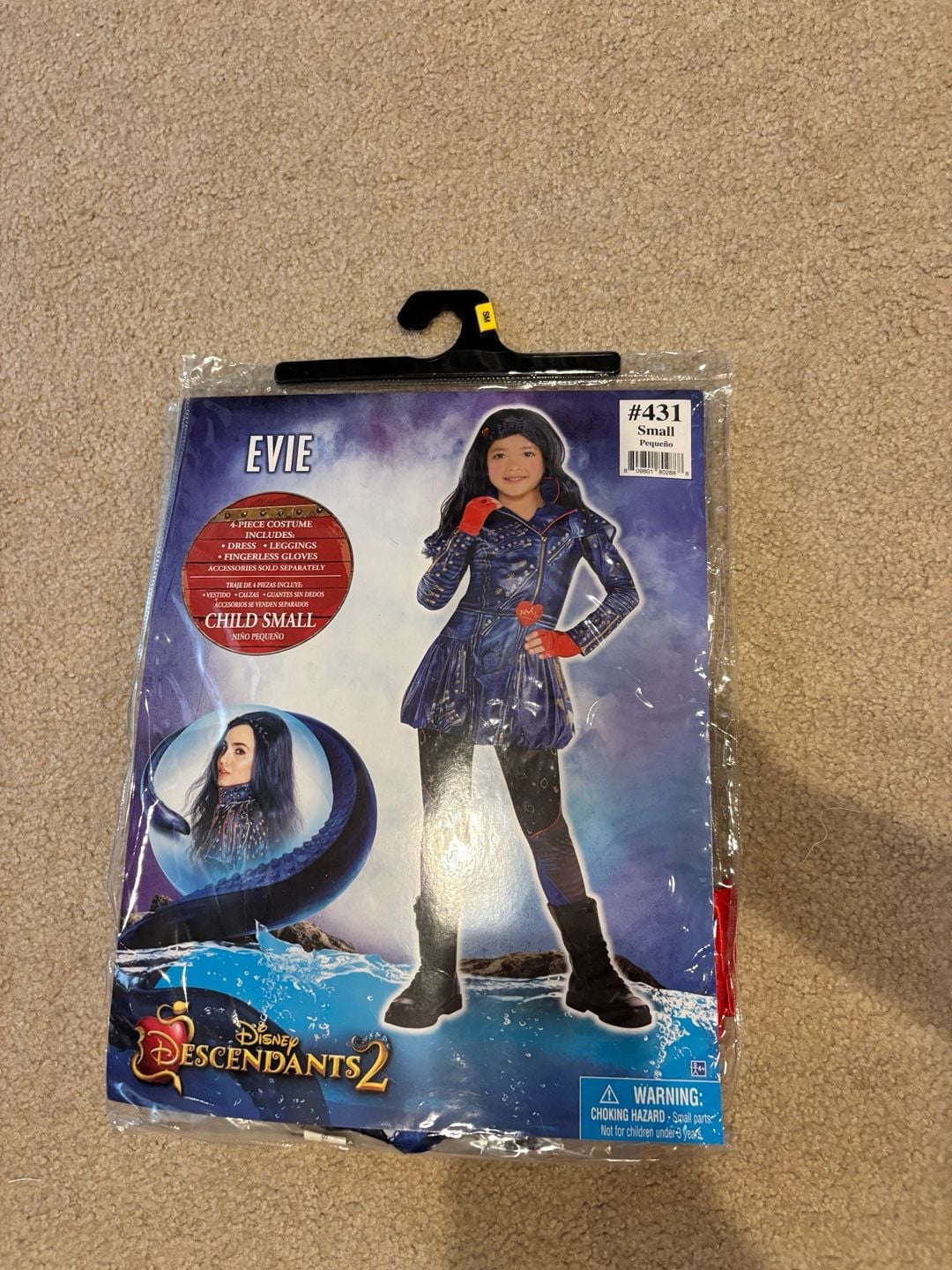 Disney Descendants 2 Evie Deluxe Halloween Costume – Girls Small – 4 Piece 2