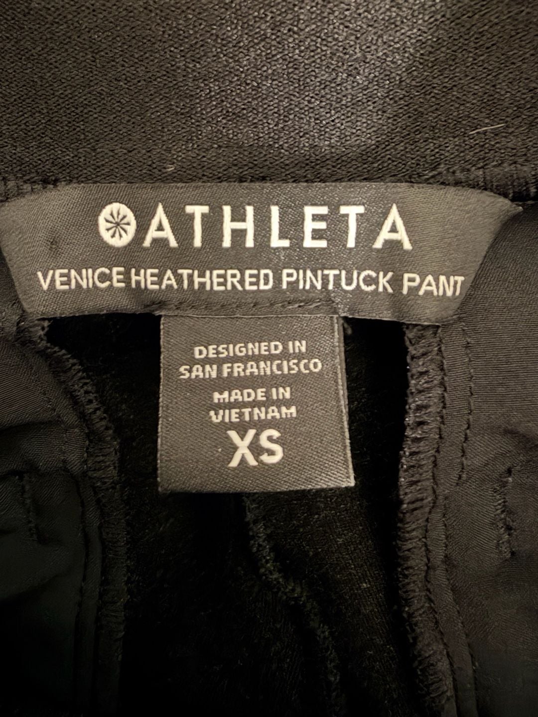 Athleta Venice Heathered Pintuck Pant Size XS Charcoal Gray 6