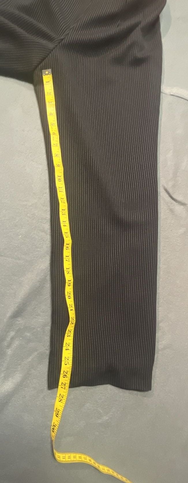 Jones New York Suit Petite 8P Black Pinstripe Blazer Pants Set 18