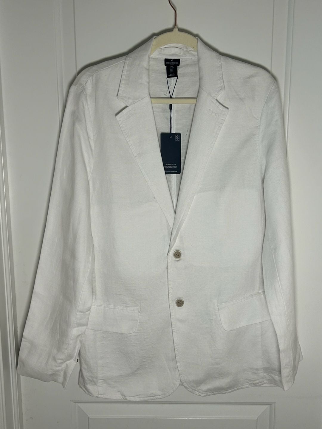 Daniel Hechter Linen Blend Mens Blazer
Size S
White Sport Coat 2