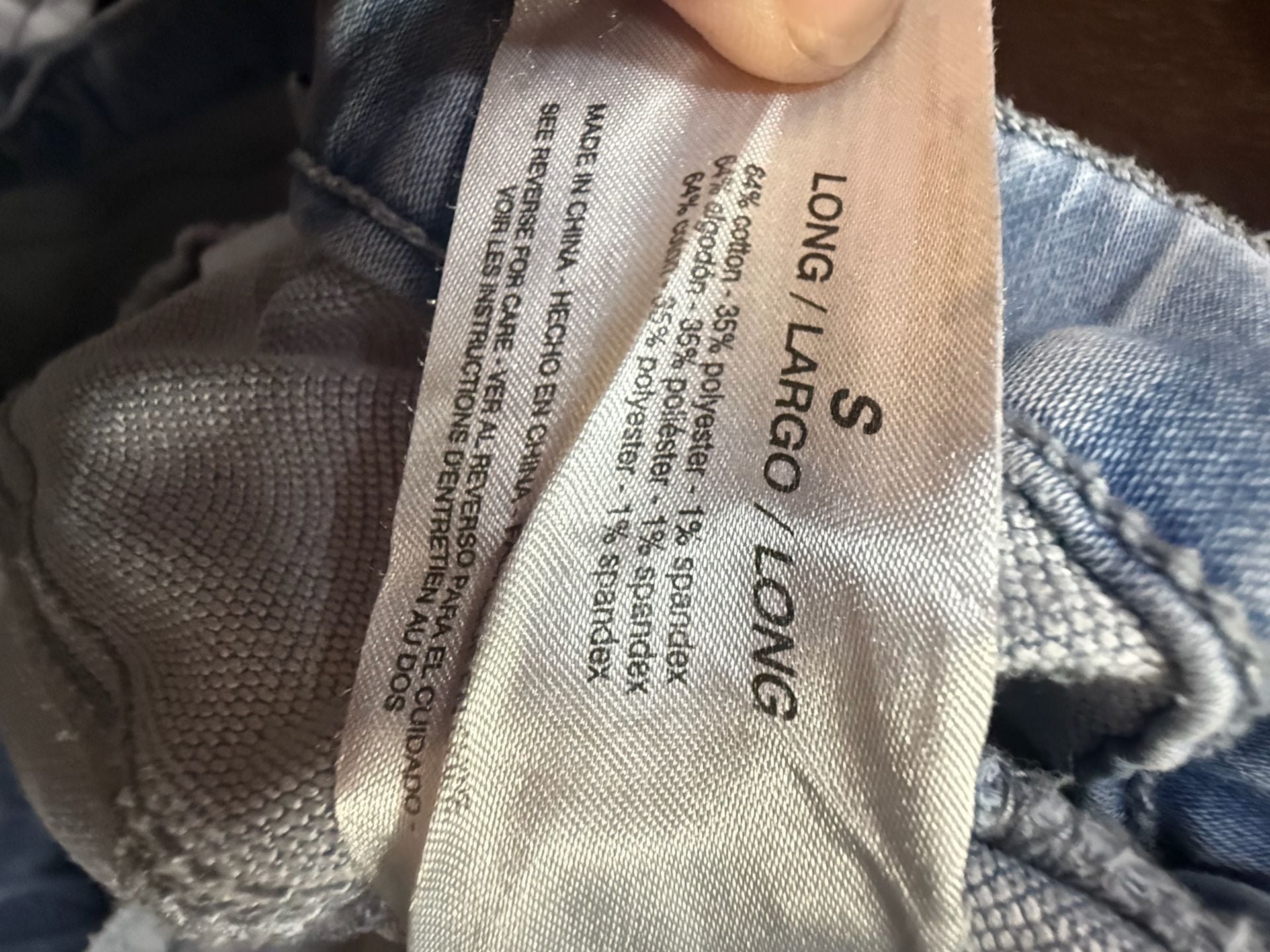 Skinnygirl Jeans Women’s S Long Light Wash Denim Jogger Pants Drawstring 6