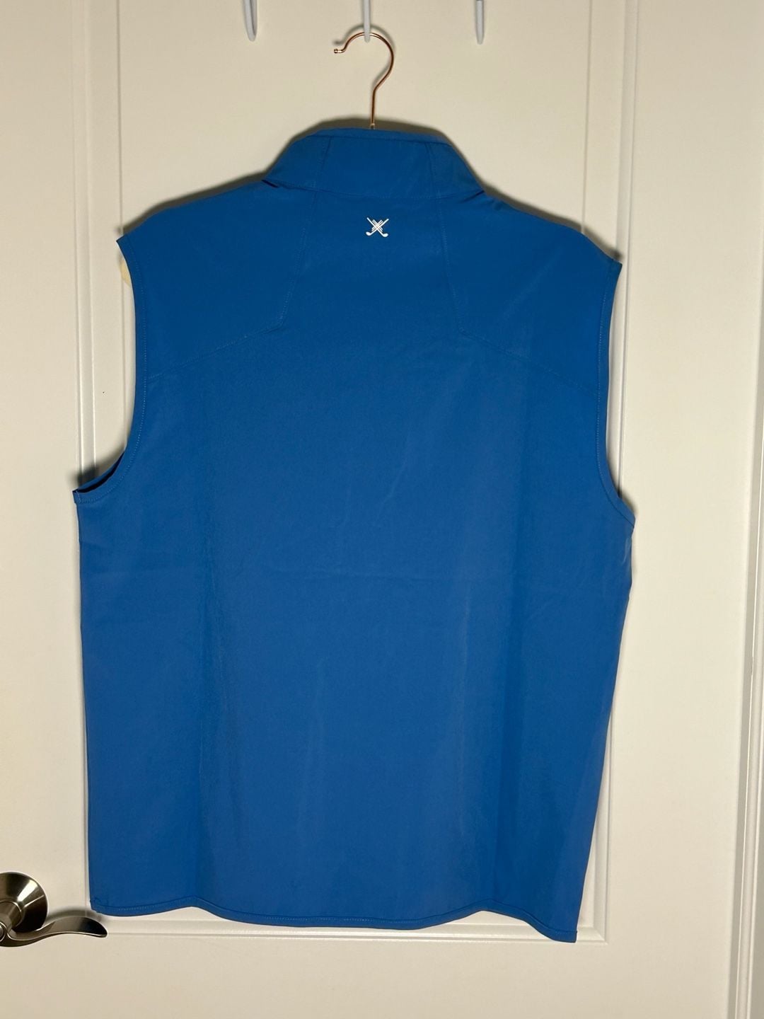 Kenneth Cole Golf Vest Size S Blue 1/4 Zip Golf Outerwear 4