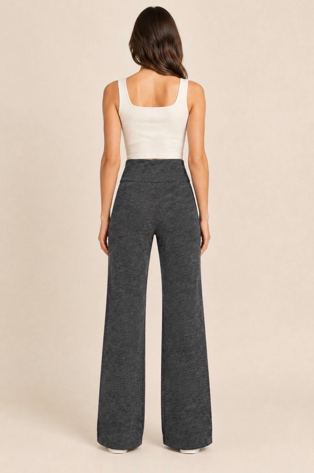 BCBGMaxAzria Camilla Gray Heathered Wide-Leg Pants Size XS 4
