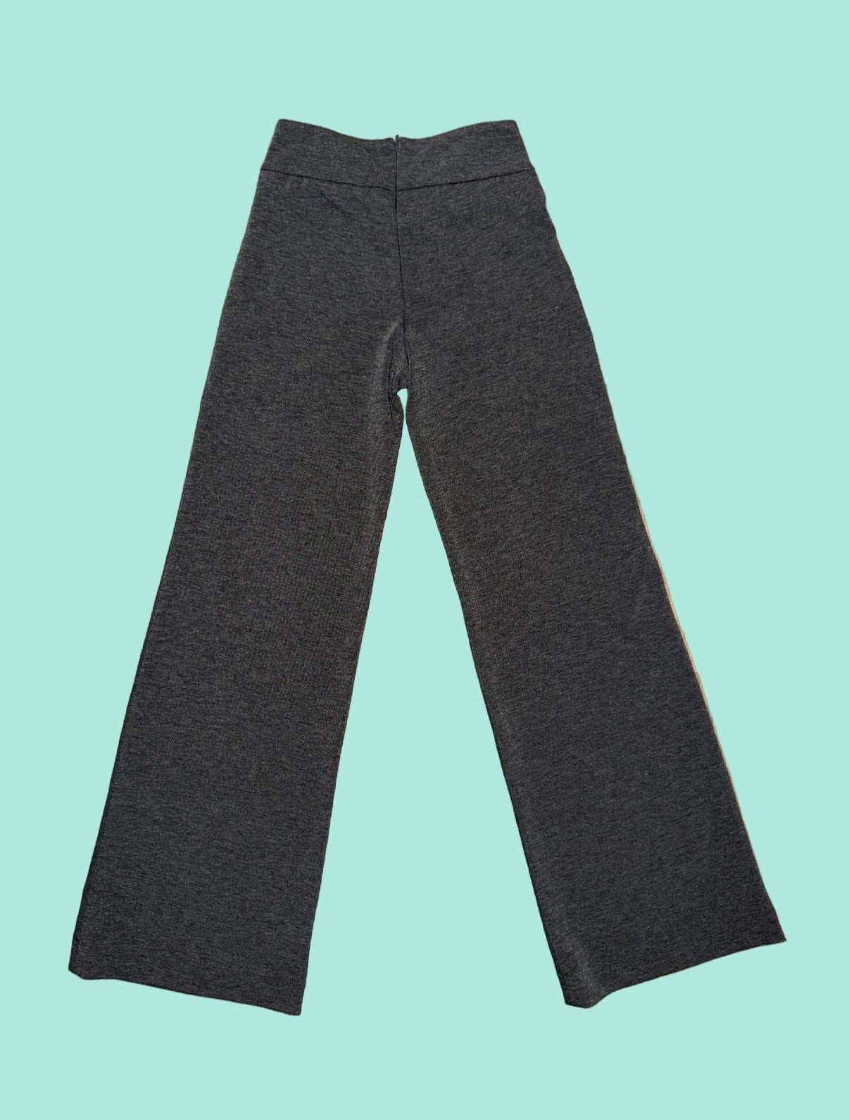 BCBGMaxAzria Camilla Gray Heathered Wide-Leg Pants Size XS 5