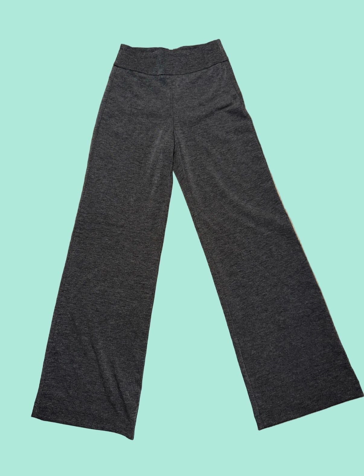 BCBGMaxAzria Camilla Gray Heathered Wide-Leg Pants Size XS 6