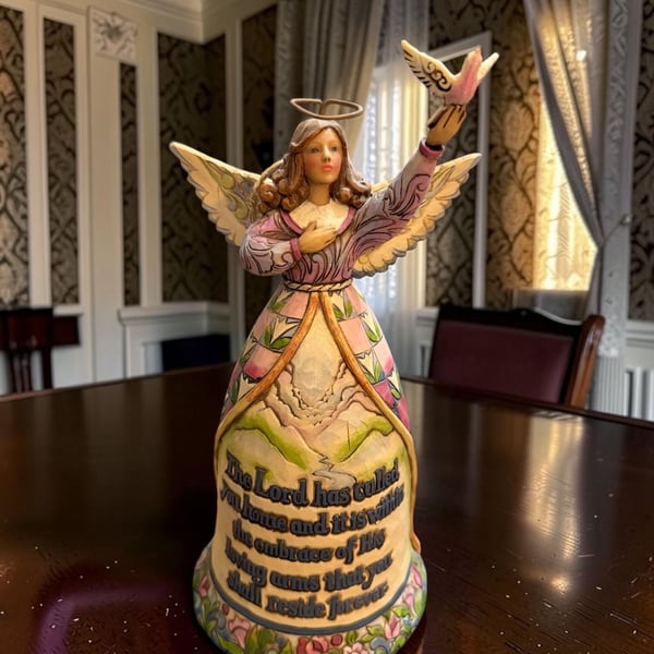 Jim Shore Heartwood Creek Proclaimer Of Heaven'S Glory Angel Figurine