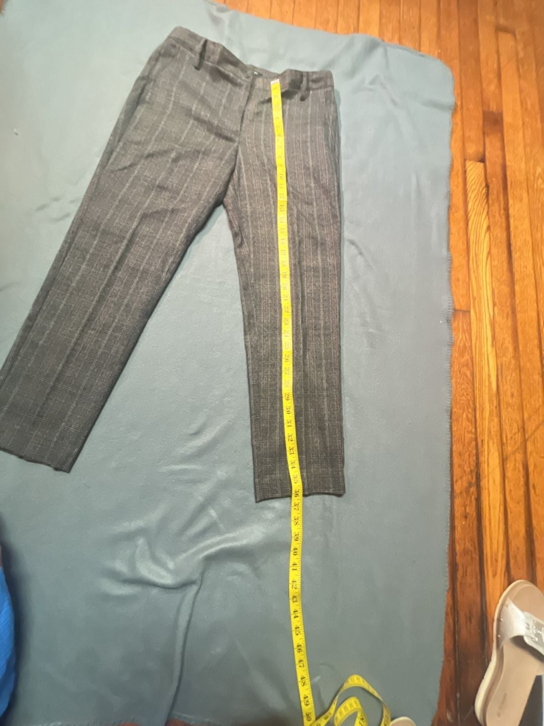 Zac & Rachel Plaid Pants Size 6 Brown Checkered Wide Leg 9