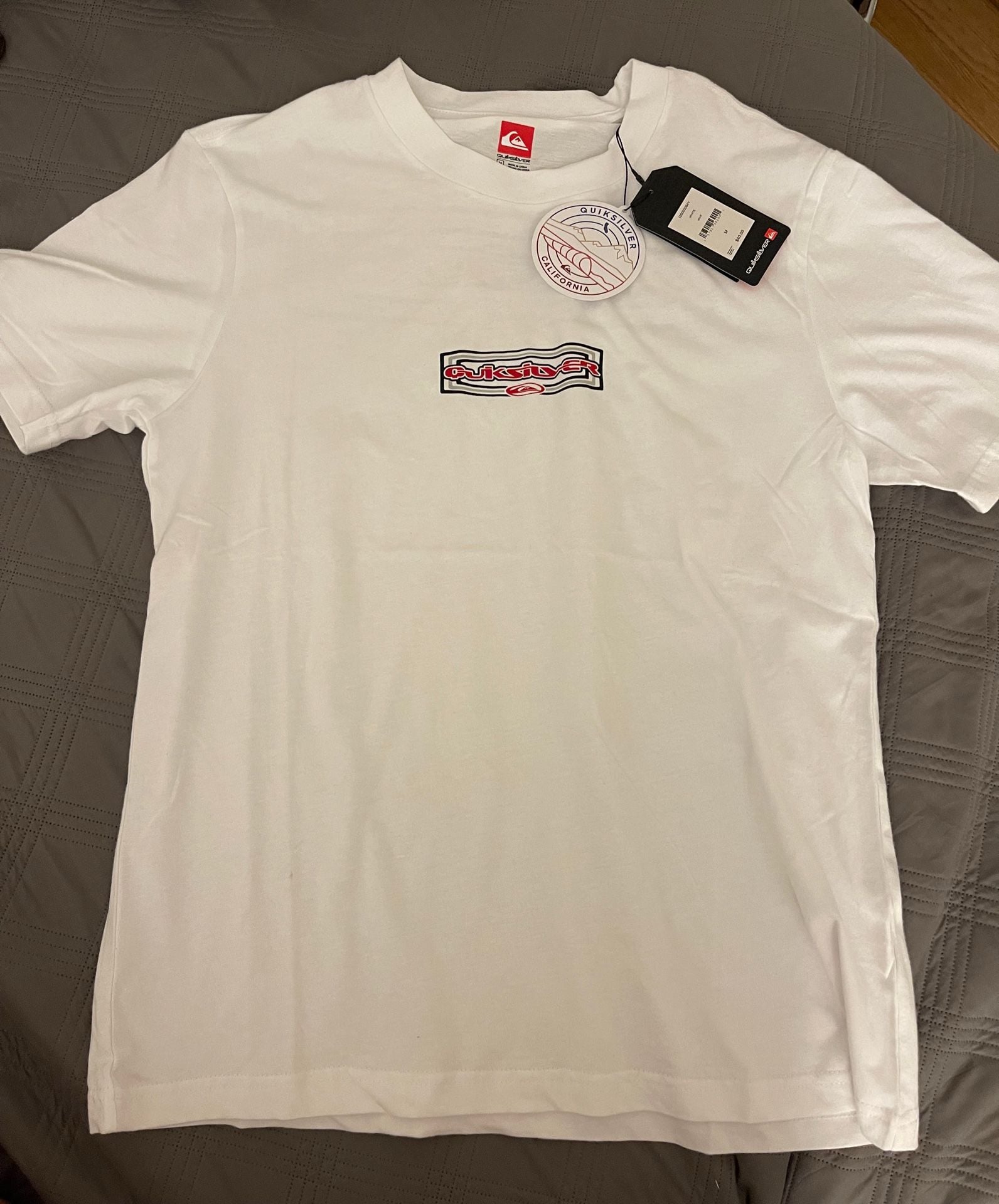 Quiksilver California Graphic T-Shirt White M 2