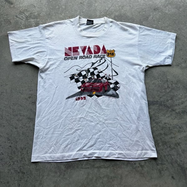 Screen Stars Best Nevada Open Road Race 1993 T-Shirt White Large