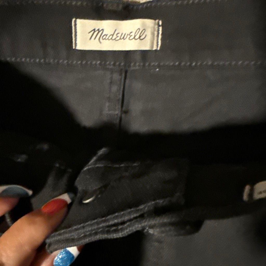 Madewell Flare Jeans Black Denim 28 5