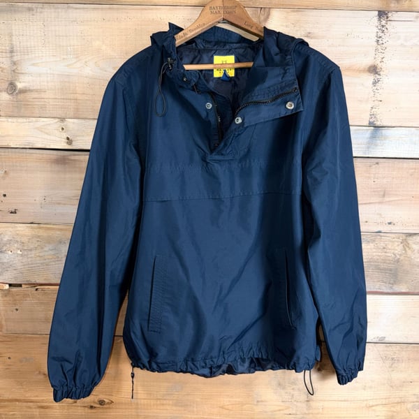 Prince & Fox Navy Blue Lightweight Anorak Jacket Size M