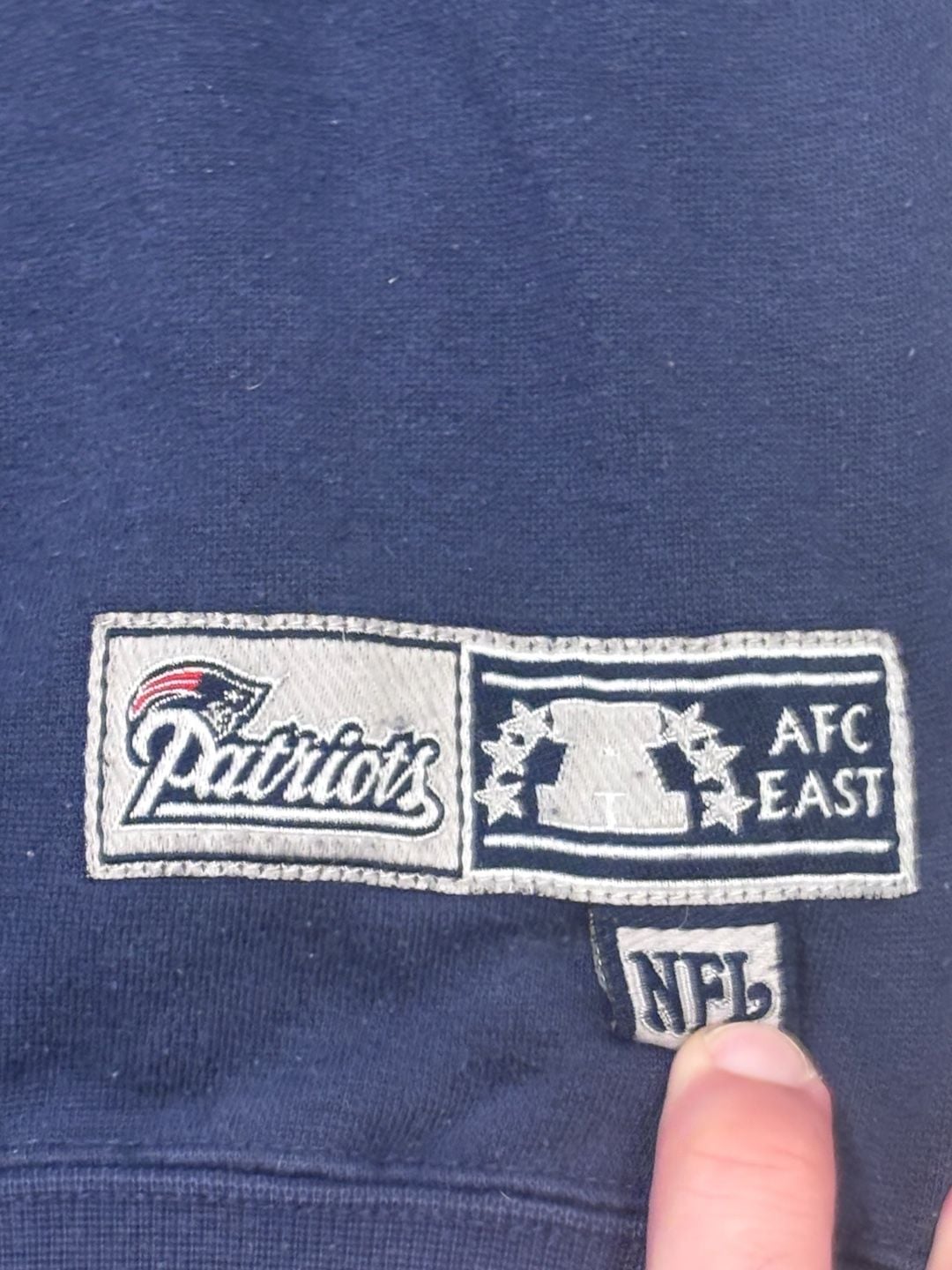 Vintage NFL New England Patriots Sweatshirt Crewneck Mens XXL Navy Blue Y2K 5