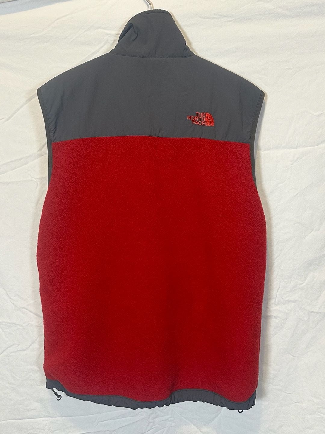 The North Face Denali Vest Size S Red Polartec Recycled Fleece Full Zip 3