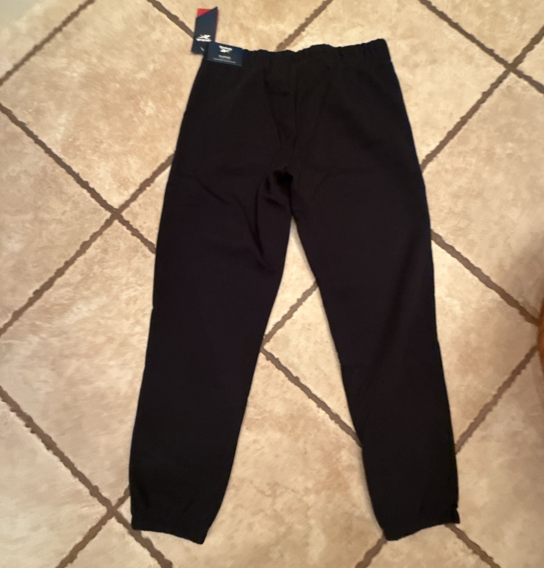 Reebok Cuffed Sweatpants Size M Black 8