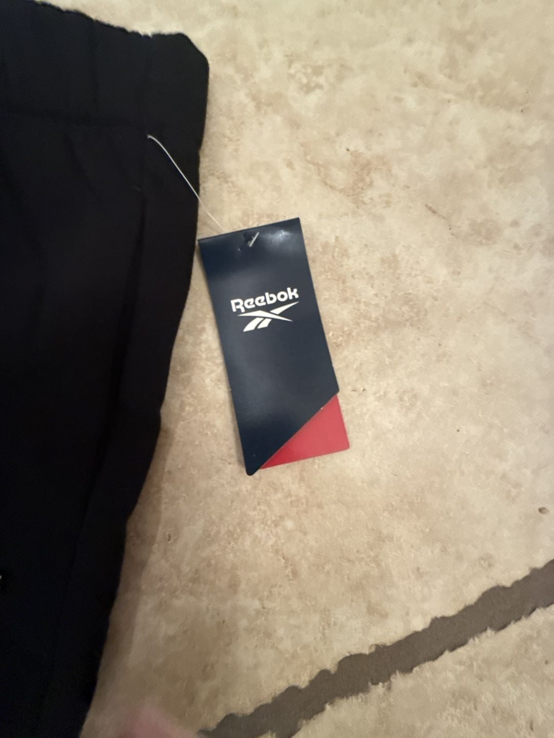 Reebok Cuffed Sweatpants Size M Black 5