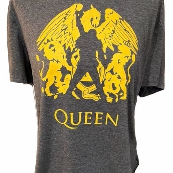 Queen Dark Gray XL T-Shirt Classic Rock Freddy Mercury