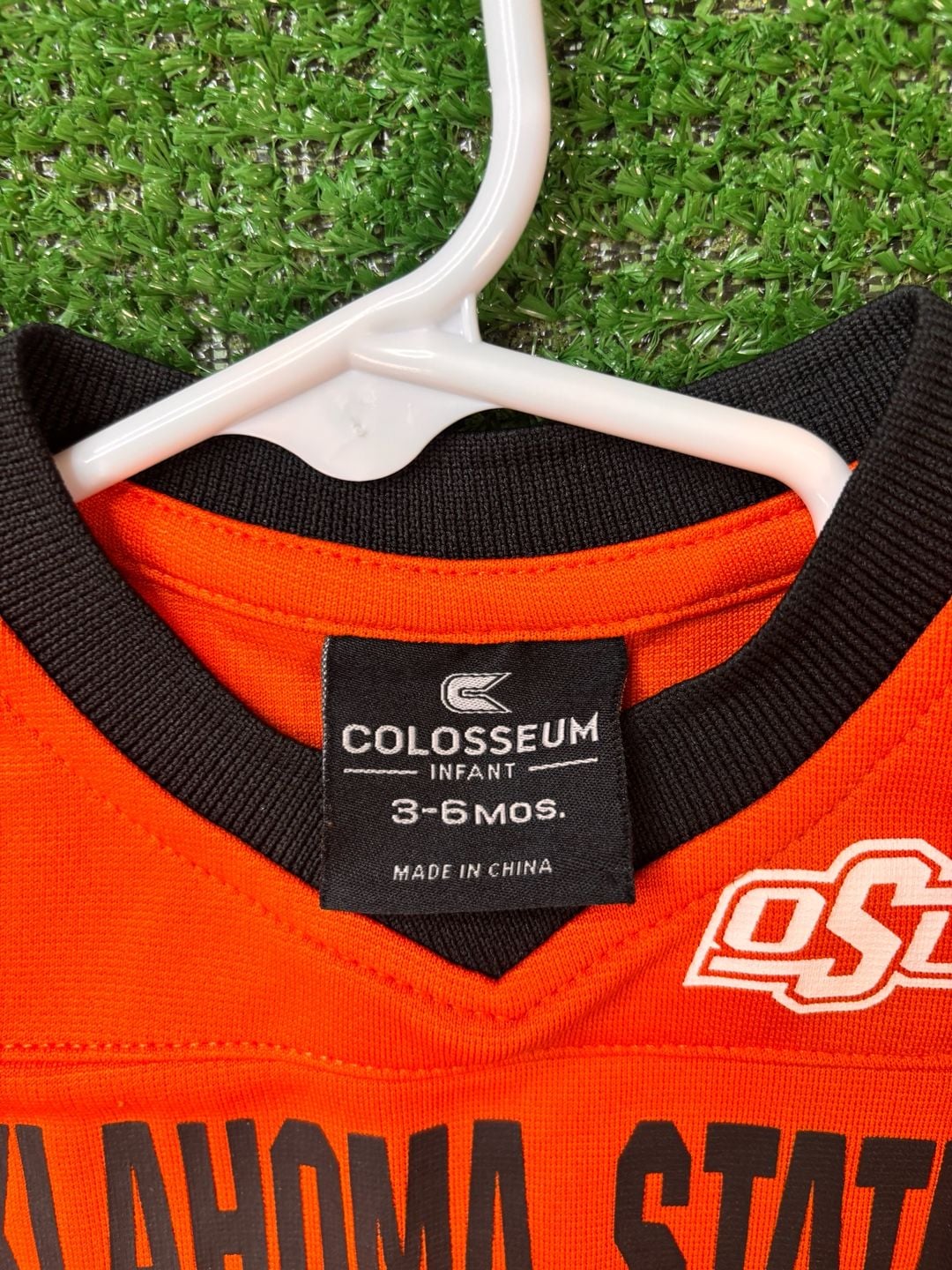 Colosseum Oklahoma State Cowboys Football Romper Size 3-6 Mos. Orange #1 10