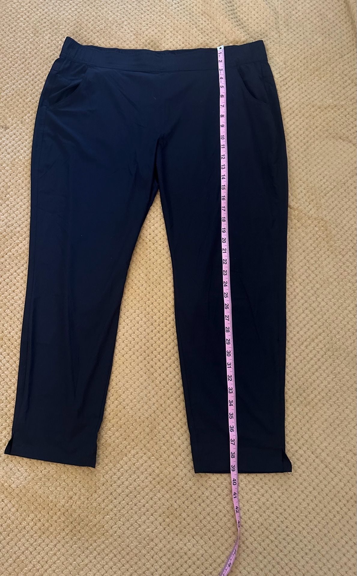 Eddie Bauer Pants Size XL Navy Blue Stretch Travel Pants 7