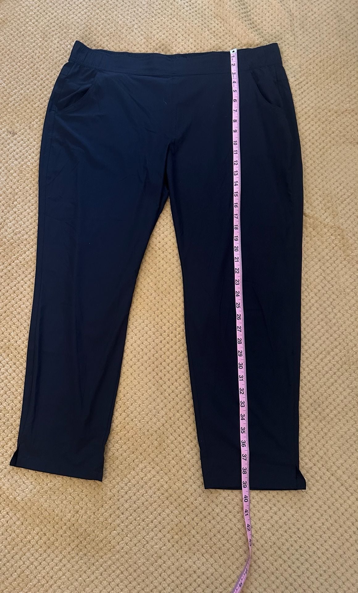 Eddie Bauer Pants Size XL Navy Blue Stretch Travel Pants 8
