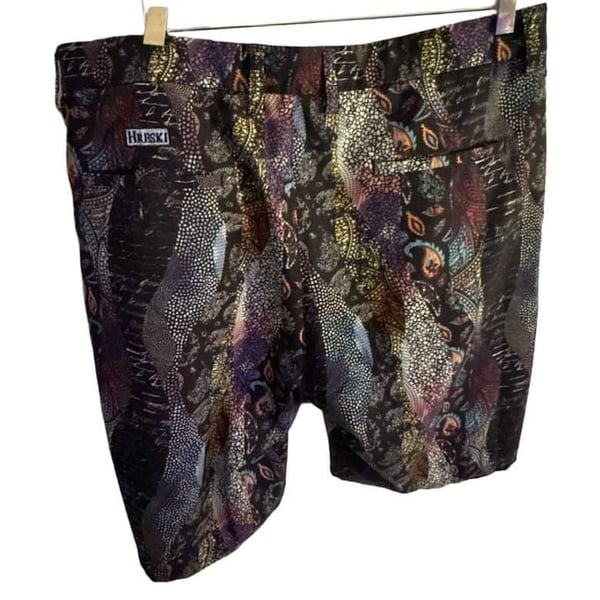Hreski Mixed Designs Golf Shorts Size 38” Waist Multicolor