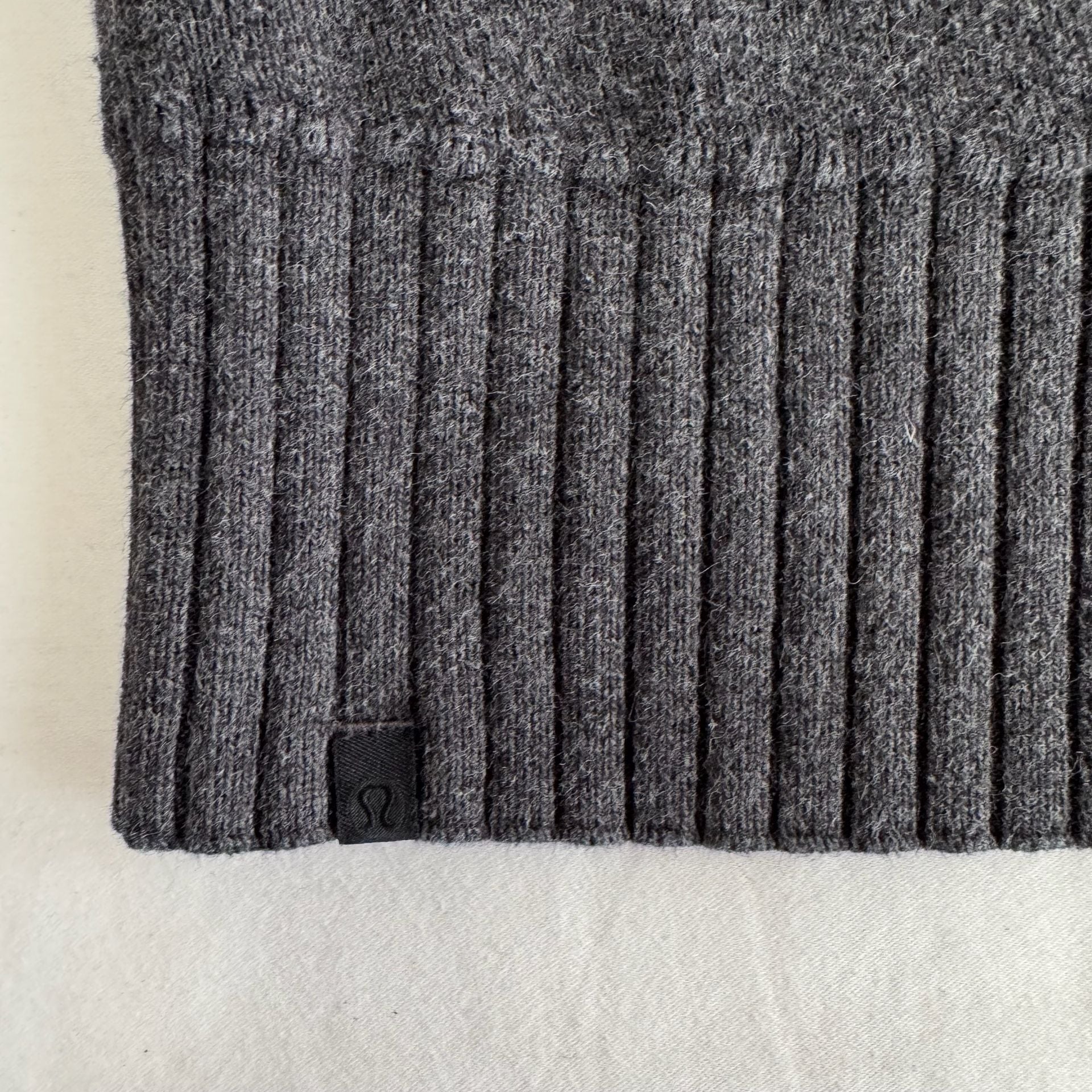 Lululemon Still Lotus Sweater Size M Gray Yak Blend 7