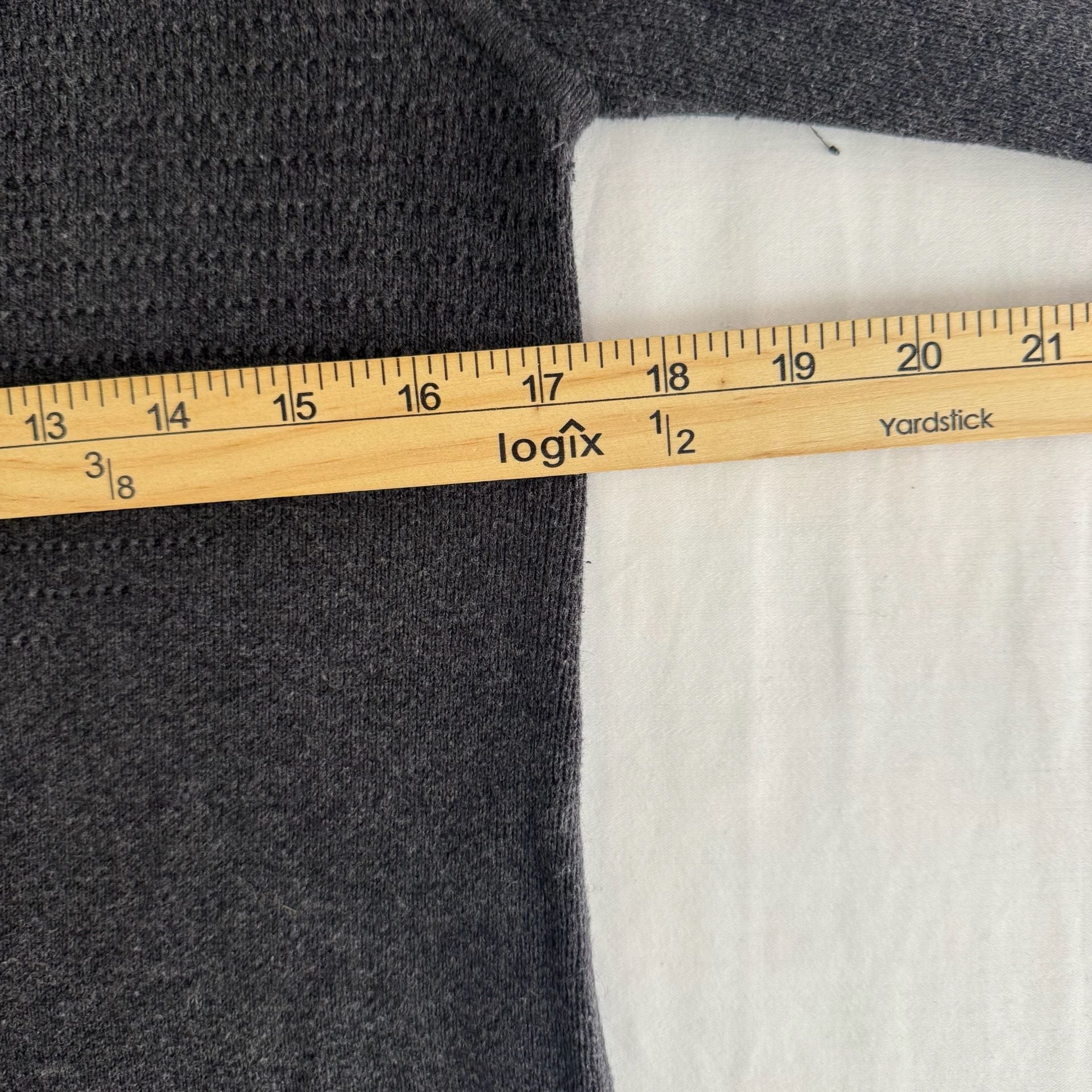 Lululemon Still Lotus Sweater Size M Gray Yak Blend 10