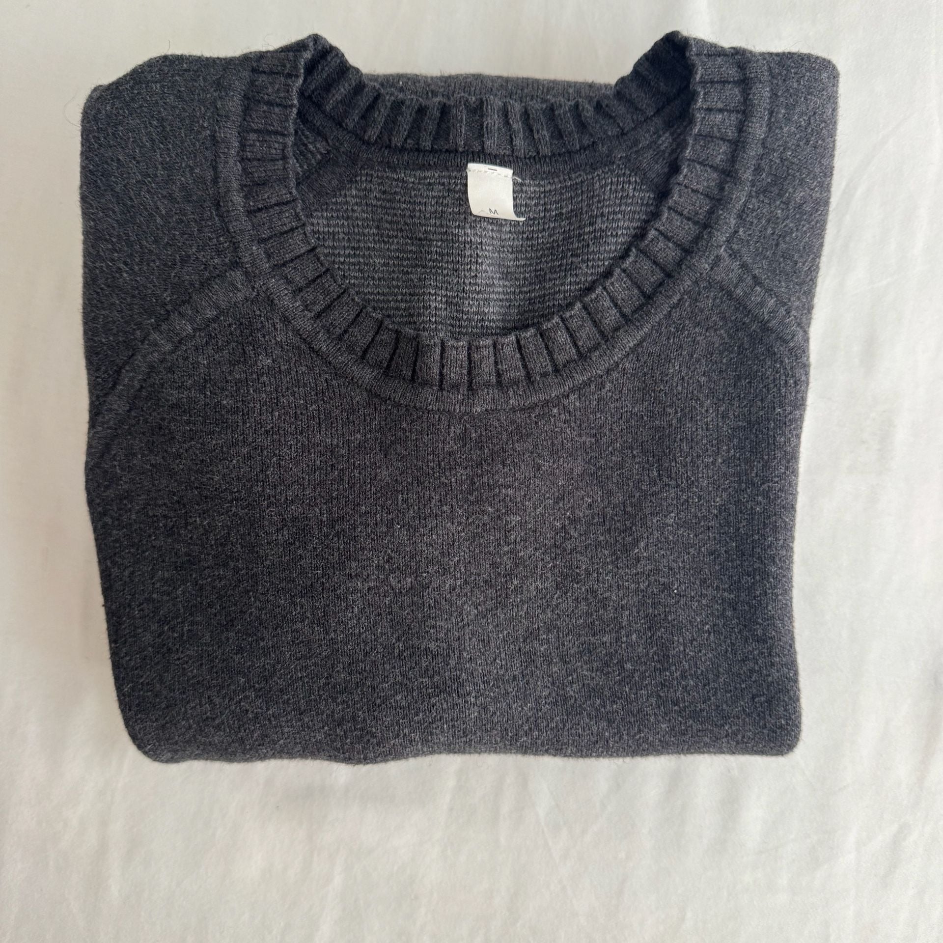Lululemon Still Lotus Sweater Size M Gray Yak Blend 12