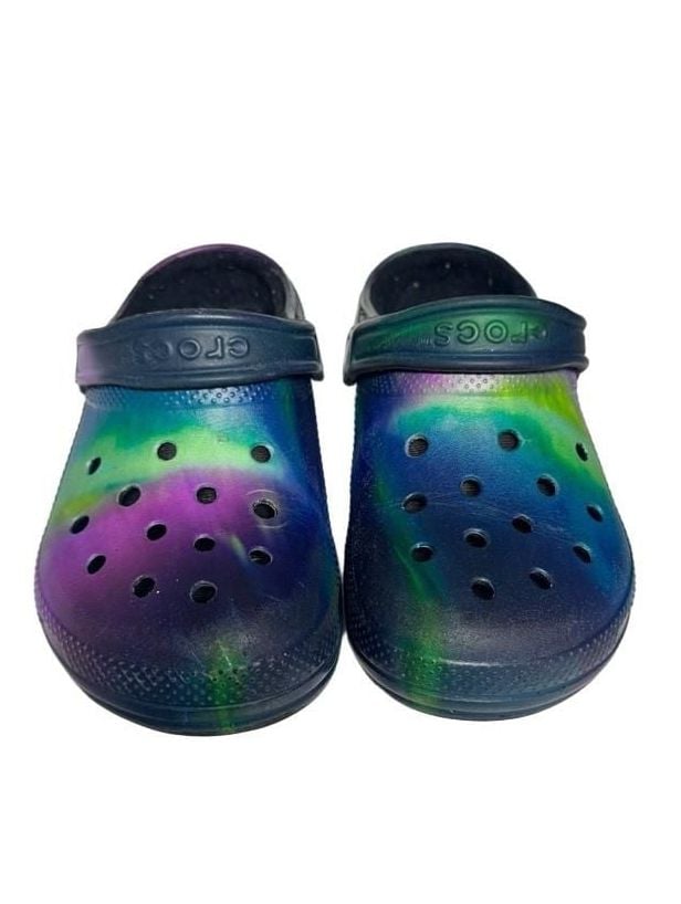 Crocs Classic Clog Size 7 Multicolor Tie-Dye 2