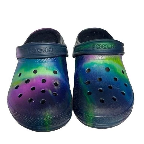 Crocs Classic Clog Size 7 Multicolor Tie-Dye