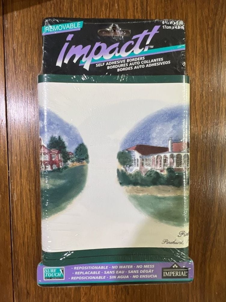 Lot of 5 Imperial Impact Self Adhesive Wallpaper Border Golf Courses 2