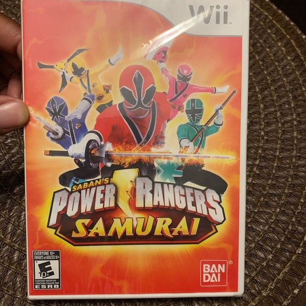Saban's Power Rangers Samurai Nintendo Wii Game Complete Sealed