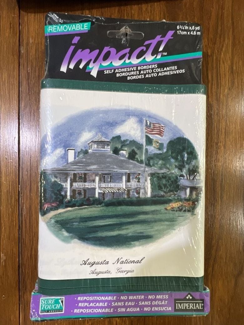 Lot of 5 Imperial Impact Self Adhesive Wallpaper Border Golf Courses 4