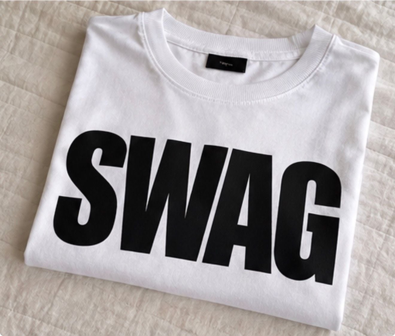 SWAG Graphic T-Shirt White Size M 3